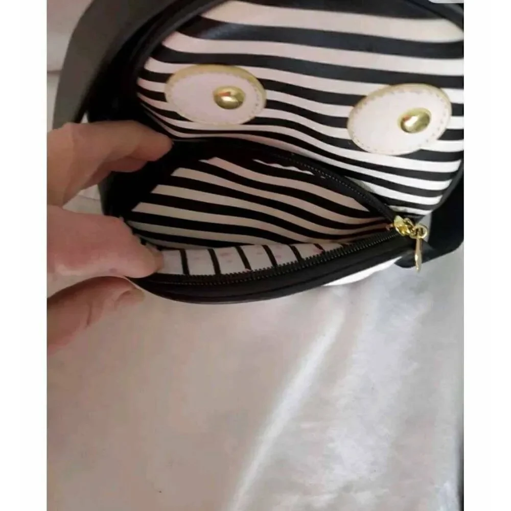 Betsey Johnson Dog Puppy Faux Leather Mini Backpack Bag Floppy Ears